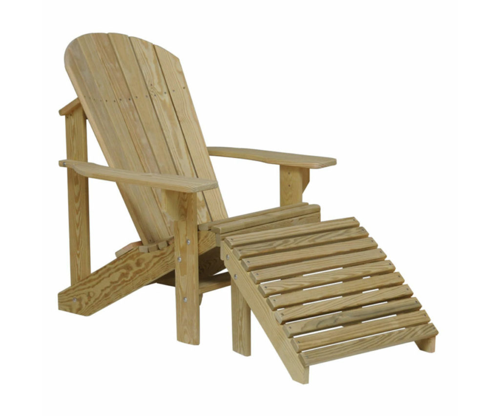 Treated Adirondack Chair w/ Foot Rest Hershy Way