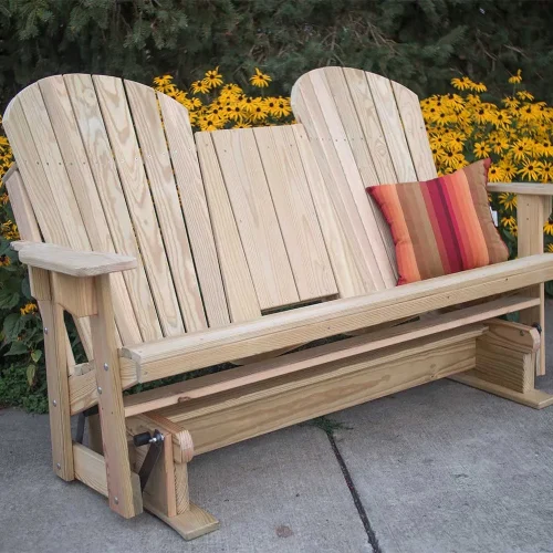 5' Double Adirondack Glider